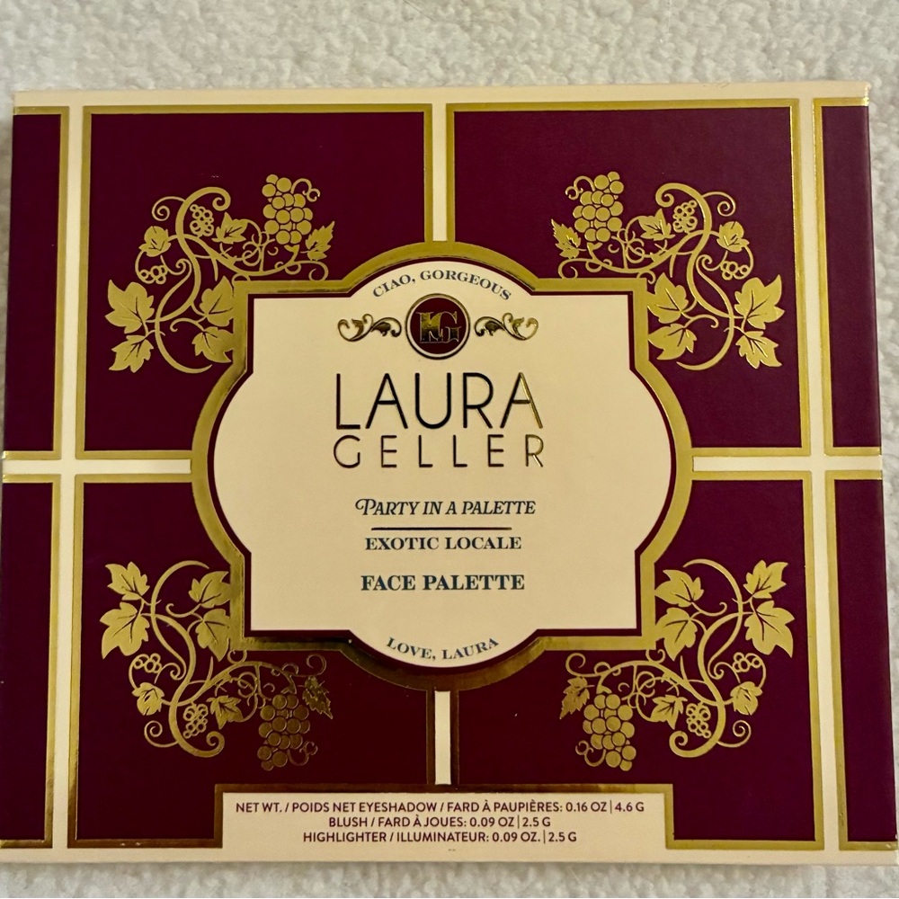 Laura Geller Party in a Palette Exotic Locale Cheek Eye Makeup Set Unused - Picture 3 of 4